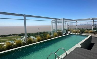 Departamento en Alquier, 2 ambientes. La Lucila, Barlovento Towers