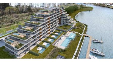 Departamento 4 Amb   jardín en  Venta - Complejo Acqua Marinas - Nordelta - Tigre