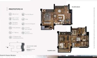 Departamento en Venta en Fuentes del Pedregal RU 24-4474.