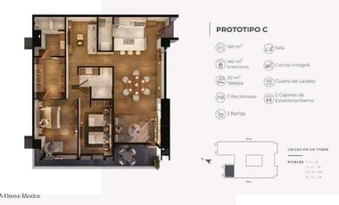 Departamento en Venta en Fuentes del Pedregal RU 24-4474.