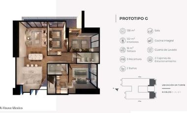 Departamento en Venta en Fuentes del Pedregal RU 24-4474.