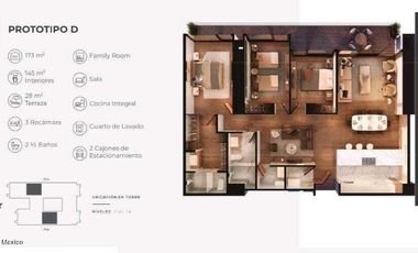 Departamento en Venta en Fuentes del Pedregal RU 24-4474.