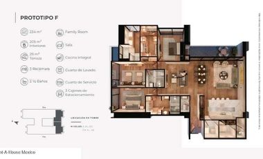 Departamento en Venta en Fuentes del Pedregal RU 24-4474.