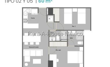 Departamento en Venta en Carretera Mexico Toluca, El Yaqui MP 25-3185