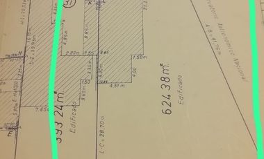 Terreno de 624 metros ideal desarrollo!