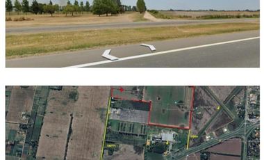 Campo 66 hectáreas  en Parque Industrial de Zárate a metros de Panamericana