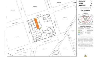 Espectacular TERRENO DE 10X 50 MTS - sobre 25 DE MAYO AL 1500 !!!