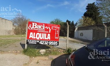 Excelente terreno en alquiler