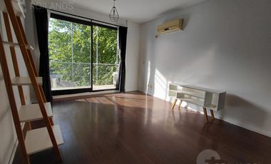 Alquiler departamento monoambiente moderno, vista abierta, todo sol!