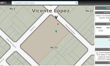 Terreno en venta en Carapachay - San Isidro