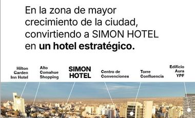 Venta de dormitorio con renta hotelera. Simon Hotel. Neuquén