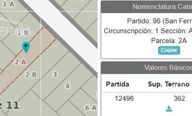 CASA VENTA SAN FERNANDO SOBRE 2 LOTES