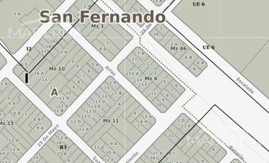 CASA VENTA SAN FERNANDO SOBRE 2 LOTES