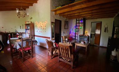 Casa mas departamento en Arturo Segui con un lote de 43x43 totalmente arbolado.