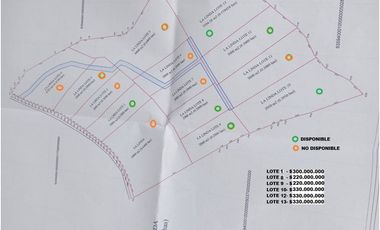 LOTES EN PARCELACION ENTRE MONTENEGRO Y QUIMBAYA