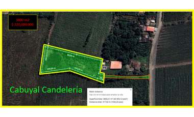 9664 m2 CABUYAL FINCA AGRICOLA PRODUCTIVA AGUA ABUNDANTE  2 FINCAS
