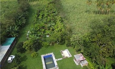 9664 m2 CABUYAL FINCA AGRICOLA PRODUCTIVA AGUA ABUNDANTE  2 FINCAS