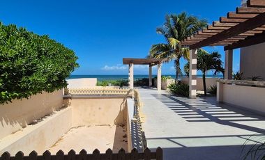 Casa frente al mar en Venta, en Telchac, Yucatán.