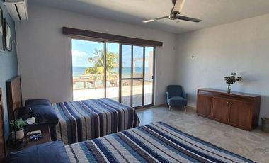 Casa frente al mar en Venta, en Telchac, Yucatán.