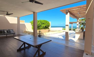 Casa frente al mar en Venta, en Telchac, Yucatán.