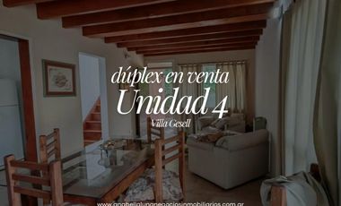 DUPLEX EN VENTA EN VILLA GESELL EXCELENTE UBICACIÓN -UNIDAD 4