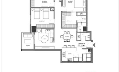 DEPARTAMENTO RENTA WEST TORRE 3, 148 m2, 3 RECAMARAS