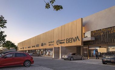 Local en renta planta baja Plaza Core Vía Paseo Norte,Tixcuytun