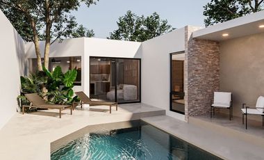 Casa en venta  de una planta privada  Aire Puro