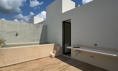 CASA TIPO TOWNHOUSE EN TEMOZÓN DE ENTREGA INMEDIATA