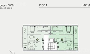 Departamento en  Venta, Florida - Vicente Lopez