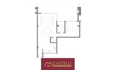 Departamento 2 Ambientes en Venta en Pilar