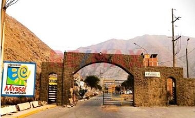 Venta De Terreno En Mirasol De Huampaní – Ideal Para Vivienda O Inversión