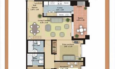 Departamento 3 DORMITORIOS- CASONAS DEL PARQUE