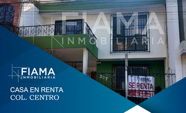 CASA RENTA USO EXCLUSIVO COMERCIAL, COL. CENTRO, TEPIC, NAY. (F)