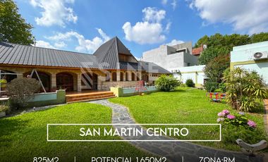 Terreno en  San Martin Centro - 1650m2 potenciales