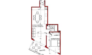 Alquiler Depto. 2 Ambientes - Saavedra