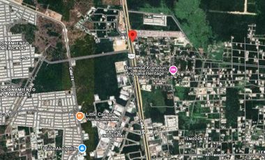 Terreno en renta con oficina sobre Carretera Mérida-Progreso