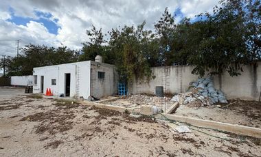 Terreno en renta con oficina sobre Carretera Mérida-Progreso