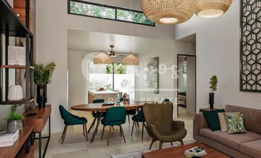 Casa de 1 piso, 3 recamaras en privada en Chelem Yucatan  Preventa diciembre 2027