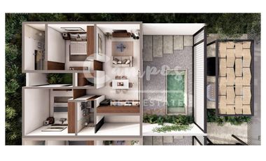 Casa de 2 piso, 4 recamaras en privada en Conkal Yucatan  Preventa diciembre 2027