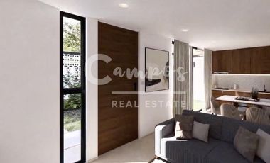 Casa de 1 piso, 2 recamaras en privada en Conkal Yucatan  Preventa diciembre 2027