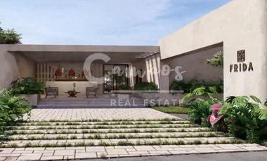 Casa de 1 piso, 2 recamaras en privada en Conkal Yucatan  Preventa diciembre 2027