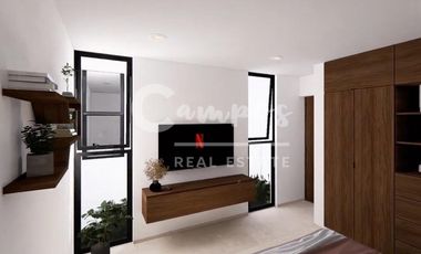 Casa de 1 piso, 2 recamaras en privada en Conkal Yucatan  Preventa diciembre 2027