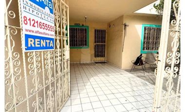 Casa sola en renta en Camino Real, Guadalupe, Nuevo León