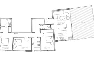 DEPARTAMENTO 4 AMB  BALCON TERRAZA LAGUNITA - NORDELTA