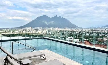 Departamento equipado y amueblado en venta en Santa Lucia, Centro de Monterrey.