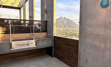 Departamento equipado y amueblado en venta en Santa Lucia, Centro de Monterrey.