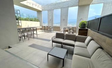 Departamento equipado y amueblado en venta en Santa Lucia, Centro de Monterrey.