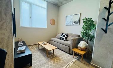 Departamento equipado y amueblado en venta en Santa Lucia, Centro de Monterrey.