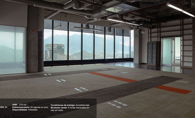 Oficina en Renta Acondicionada y Amueblada, Helicon, Valle Oriente, San Pedro.